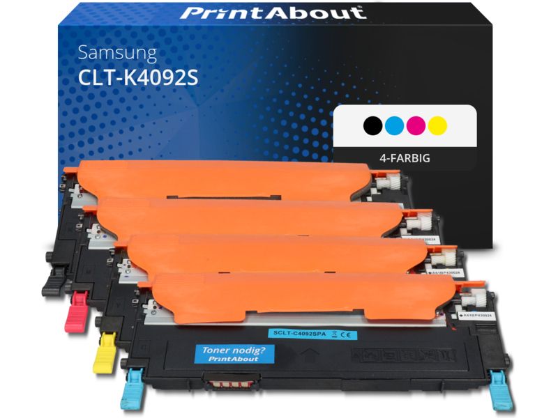 PrintAbout Toner CLT-K4092S (SU138A) 4-farbig Multipack für Samsung