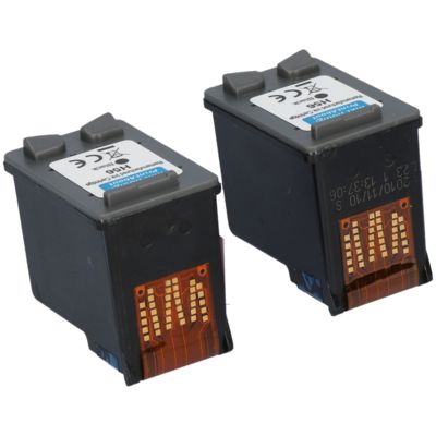 Druckerpatrone kompatibel mit HP 56 (C6656AE) - Schwarz - Multipack