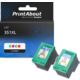 Druckerpatrone kompatibel mit HP 351XL (CB338EE) - 3-farbig - Hohe Kapazität - Multipack