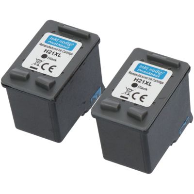Druckerpatrone kompatibel mit HP 21 (C9351AE) - 2x Schwarz - Multipack