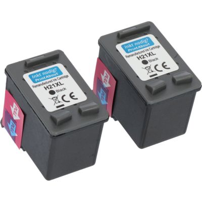 Druckerpatrone kompatibel mit HP 21 (C9351AE) - 2x Schwarz - Multipack