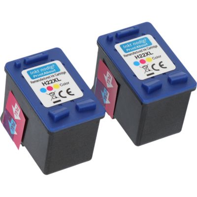 Druckerpatrone kompatibel mit HP 22 (C9352AE) - 3-farbig - Multipack