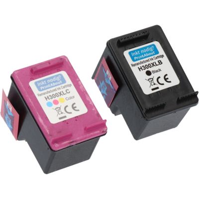 Druckerpatrone kompatibel mit HP 300XL (CC641EE) - Schwarz + 3 Farben - Hohe Kapazität - Multipack