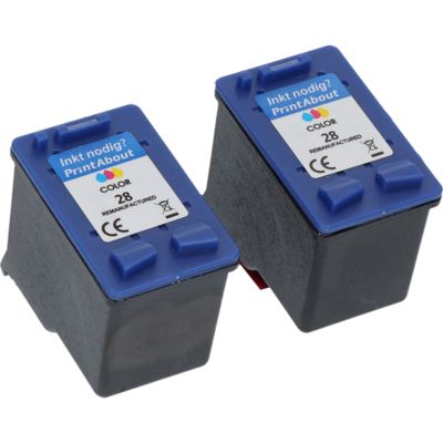 Druckerpatrone kompatibel mit HP 28 (C8728A) - 2x 3-Farben - Multipack