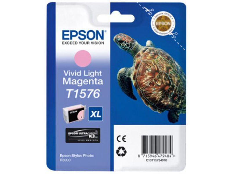 Epson T1576 (C13T157640) Druckerpatrone - Hellmagenta