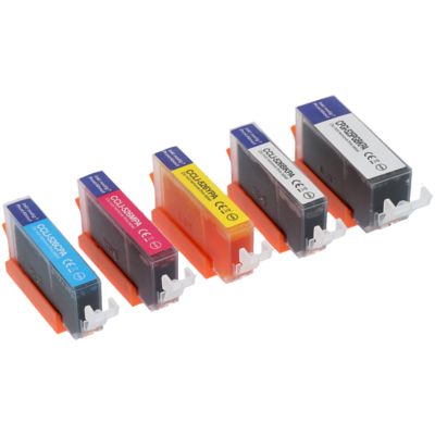 Druckerpatrone kompatibel mit Canon CLI-526BK - 5-farbig - Multipack