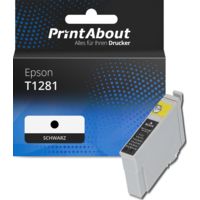Druckerpatrone kompatibel mit Epson T1281 - Schwarz