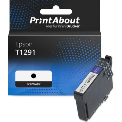 Druckerpatrone kompatibel mit Epson T1291 - Schwarz