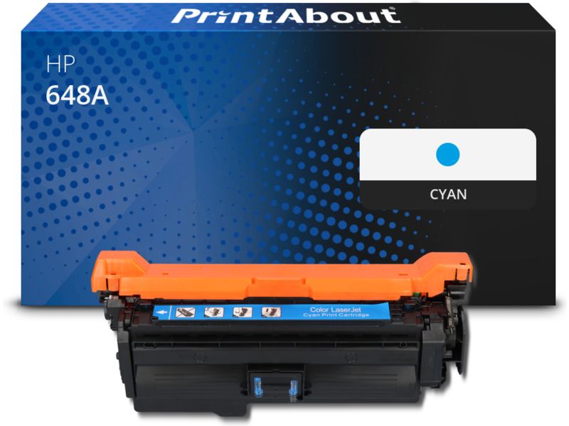 PrintAbout Toner 648A (CE261A) Cyan für HP