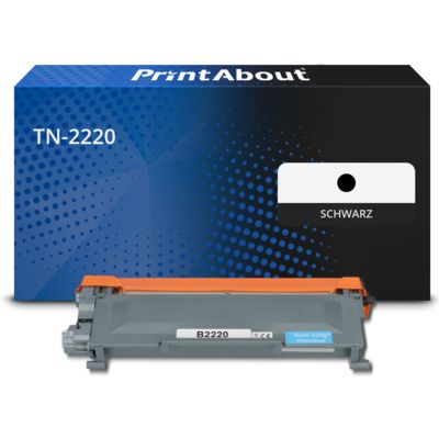 Toner kompatibel mit Brother TN-2220 - Schwarz - Hohe Kapazität
