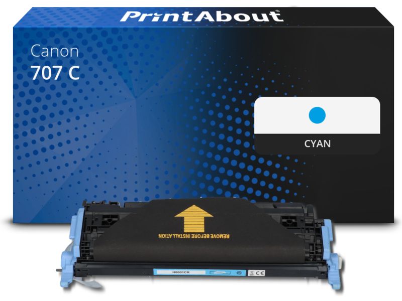 PrintAbout Toner kompatibel mit Canon 707 C - Cyan