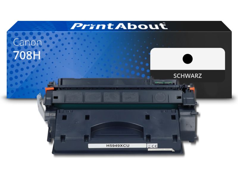 PrintAbout Toner 708H Schwarz Hohe Kapazität für Canon