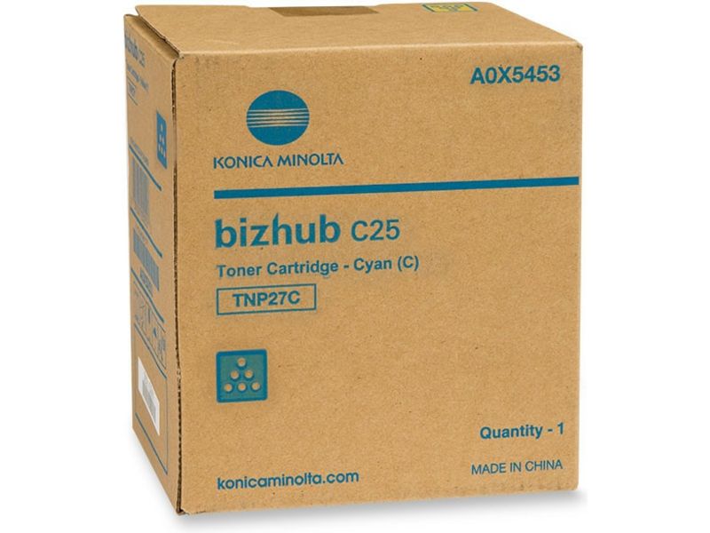 Konica Minolta TNP-27C - Cyan - Toner