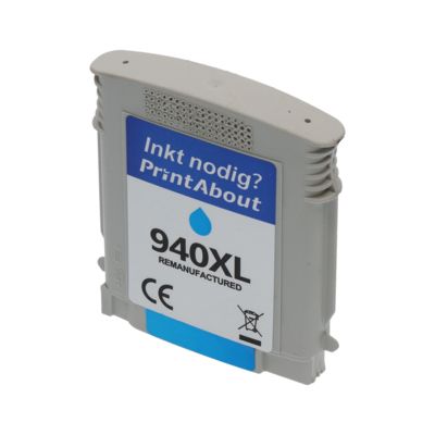 Druckerpatrone kompatibel mit HP 940XL (C4907AE) - Cyan - Hohe Kapazität