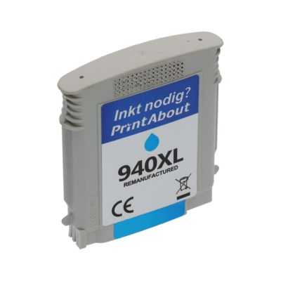Druckerpatrone kompatibel mit HP 940XL (C4907AE) - Cyan - Hohe Kapazität
