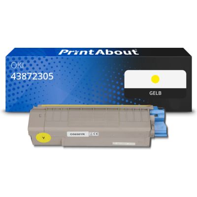 Toner kompatibel mit OKI 43872305 - Gelb