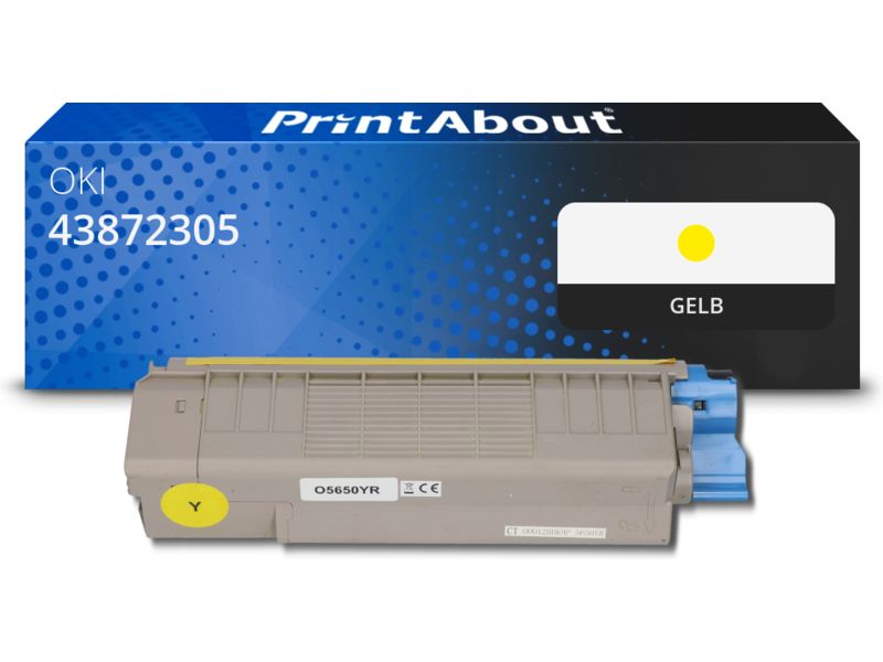 PrintAbout Toner 43872305 Gelb für OKI