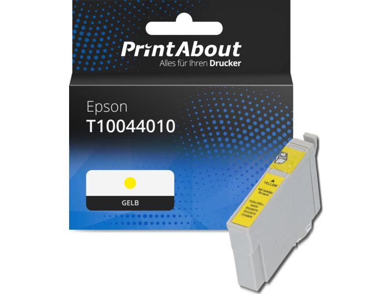 PrintAbout Druckerpatrone T10044010 Gelb für Epson