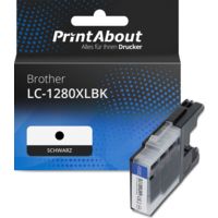 Druckerpatrone kompatibel mit Brother LC-1280XLBK - Schwarz - Hohe Kapazität