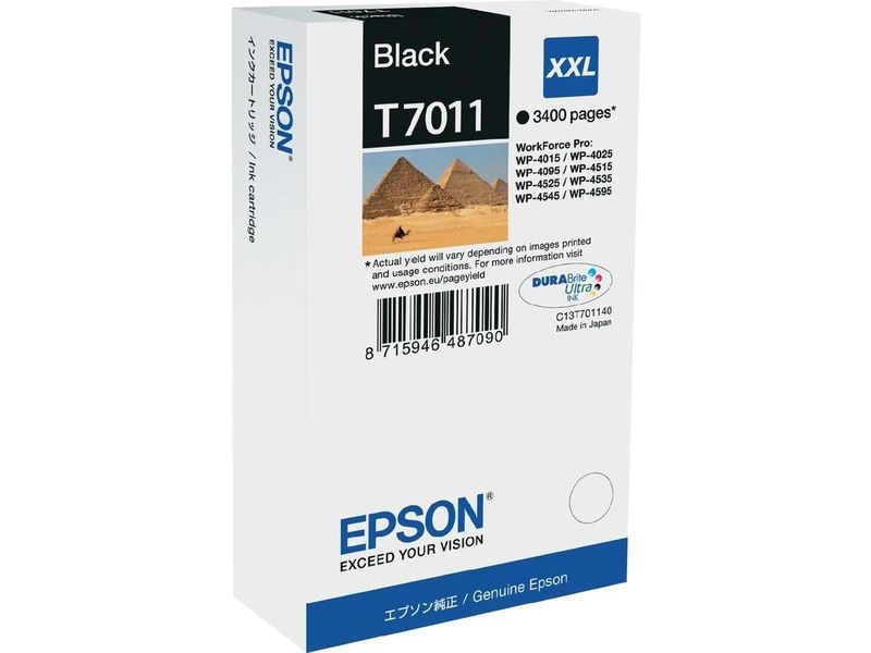 Epson T7011 (C13T70114010) Druckerpatrone - Schwarz Image