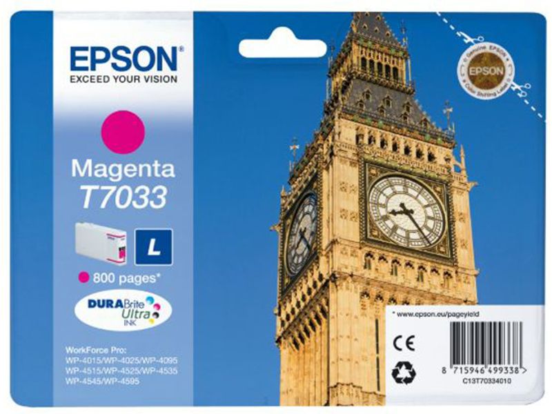 Epson T7033 (C13T70334010) Druckerpatrone - Magenta