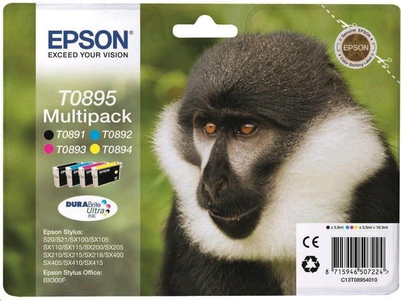 Epson T0895 - 4 Farben - Druckerpatrone - Multipack