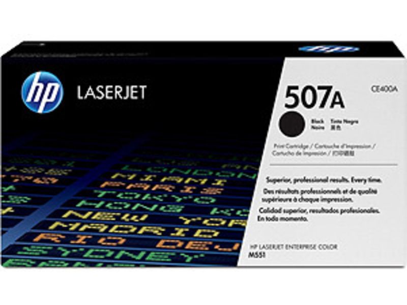 HP 507A (CE400A) - Schwarz - Toner