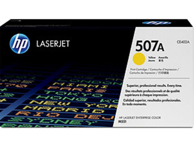 HP 507A (CE402A ) - Gelb - Toner Image