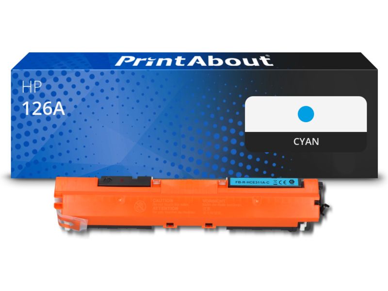 PrintAbout Toner 126A (CE311A) Cyan für HP