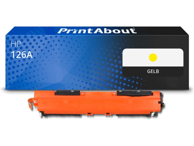 PrintAbout Toner 126A (CE312A) Gelb für HP