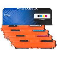 Toner kompatibel mit HP 126A (CE310A) - 4-farbig - Multipack