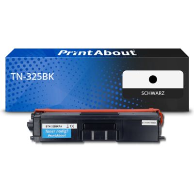 Toner kompatibel mit Brother TN-325BK - Schwarz - Hohe Kapazität