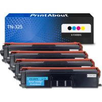 Toner kompatibel mit Brother TN-325 - 4-farbig - Hohe Kapazität - Multipack