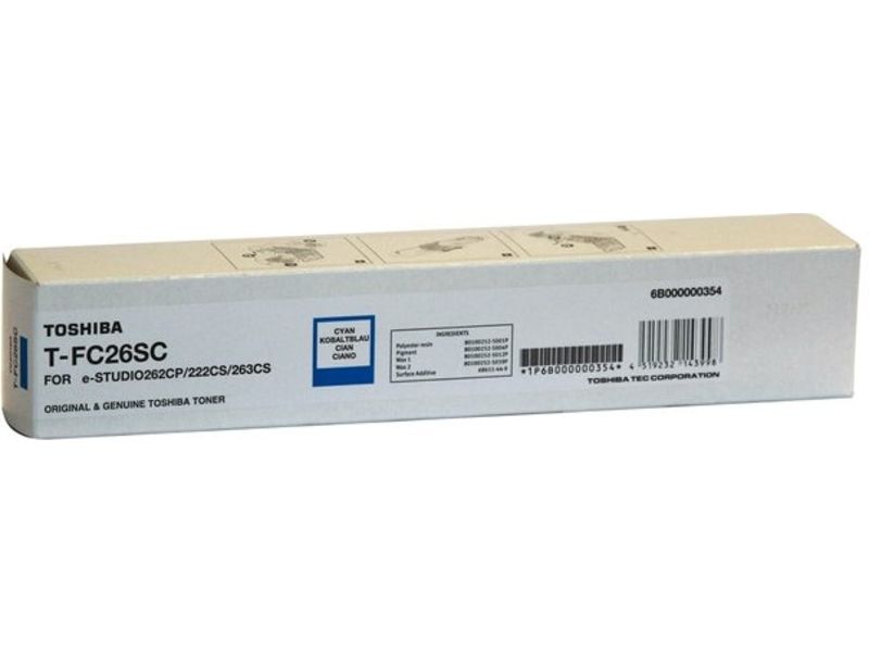 Toshiba T-FC26SC - Cyan - Toner