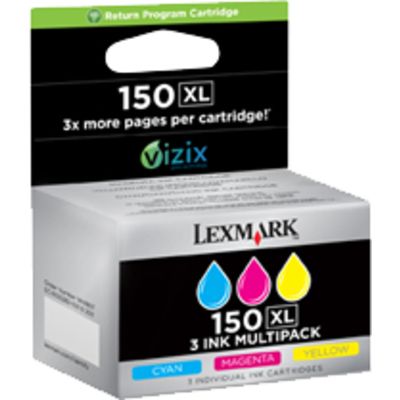 Lexmark 14N1807E (150XL) - 3-farbig - Druckerpatrone - Hohe Kapazität - Multipack