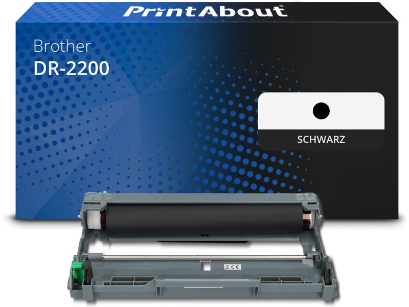 PrintAbout Trommel DR-2200 Schwarz für Brother