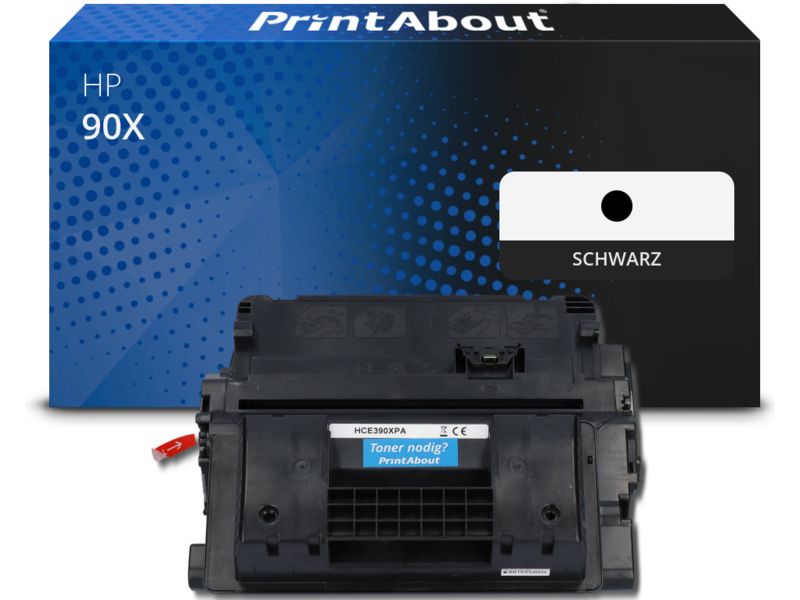 PrintAbout Toner 90X (CE390X) Schwarz Hohe Kapazität für HP