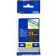 Brother TZe-354 - (24 mm) - Gold auf schwarz - Tape