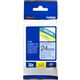Brother TZe-551 - (24 mm) - Schwarz auf blau - Tape