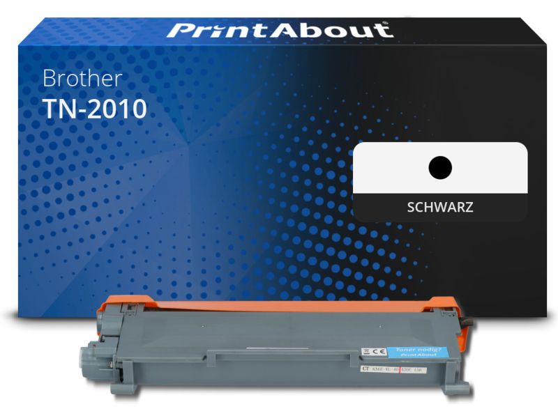 PrintAbout Toner TN-2010 Schwarz für Brother