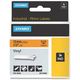Dymo 18435 (S0718490) - (12 mm) - Schwarz auf orange - Tape