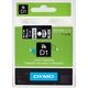 Dymo 53721 (S0721010) - (24 mm) - Weiß auf schwarz - Tape