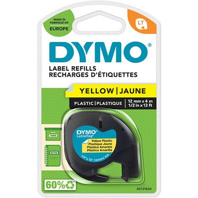 Dymo 91202 (S0721620) - (12 mm) - Schwarz auf gelb - Tape