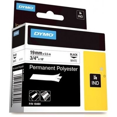 Dymo 18484 (S0718220) - (19 mm) - Schwarz auf weiß - Tape