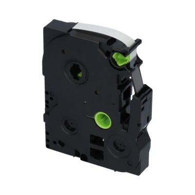 Schriftband kompatibel mit Brother TZe-121 - (9 mm) - Schwarz auf transparent