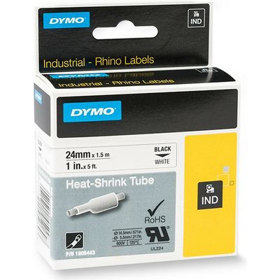 Dymo 18053 (S0718280) - (9 mm) - Schwarz auf weiß - Tape