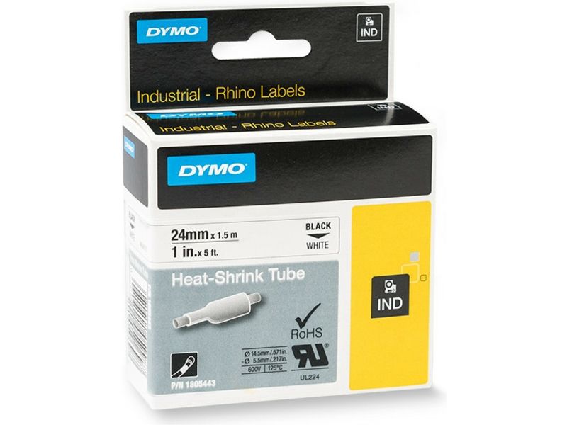 Dymo 18053 (S0718280) - (9 mm) - Schwarz auf weiß - Tape