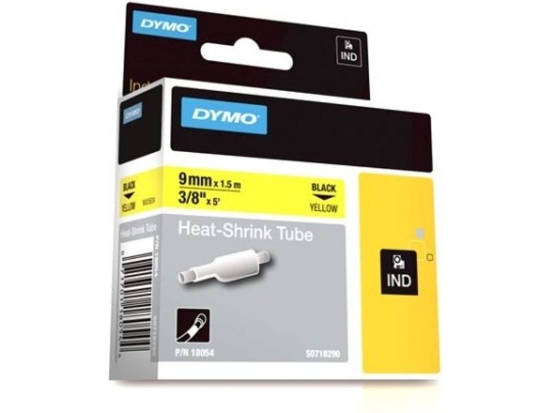 Dymo 18054 (S0718290) - (9 mm) - Schwarz auf gelb - Tape