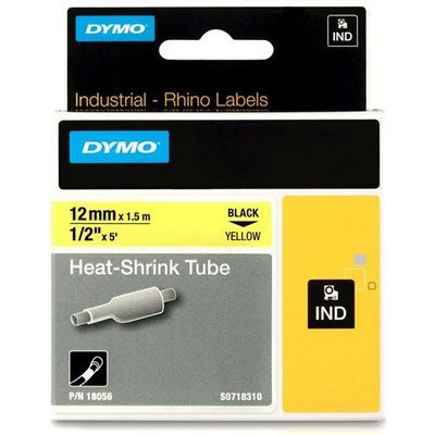Dymo 18056 (S0718310) - (12 mm) - Schwarz auf gelb - Tape