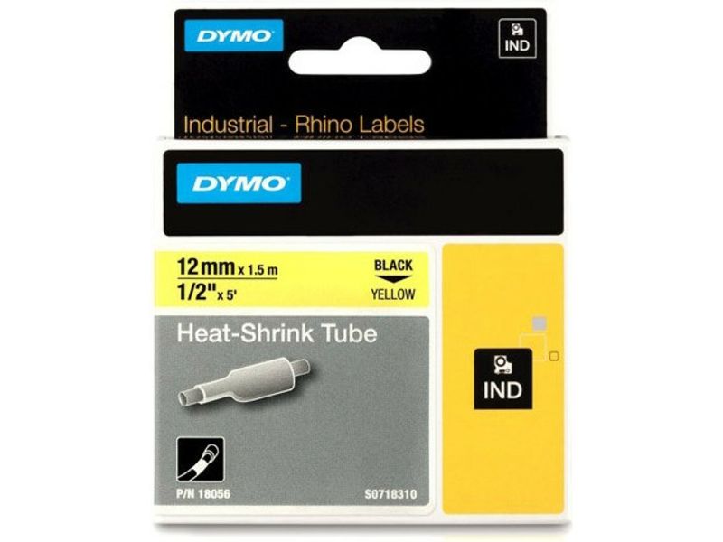 Dymo 18056 (S0718310) - (12 mm) - Schwarz auf gelb - Tape